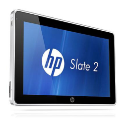 HP Slate 2 Manuel utilisateur | Fixfr
