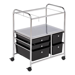 Safco 5390BL Utility Cart Guide d'installation | Fixfr