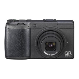 Ricoh GR Digital II Manuel utilisateur | Fixfr