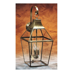 Toro Harbor Brass Lantern Light Manuel utilisateur | Fixfr