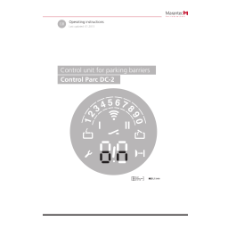 Marantec Control Parc DC-2: Notice + Chat IA & PDF | Fixfr