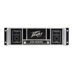 Peavey CS 4000 Stereo Amplifier Manuel utilisateur