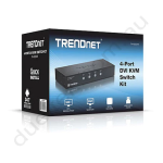 Trendnet TK-422DVK 4-Port DVI KVM Switch Kit Fiche technique