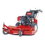 Toro 92cm Side Discharge Mower Attachment Manuel utilisateur