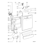 Whirlpool ADP 5656 WHM Dishwasher Manuel utilisateur