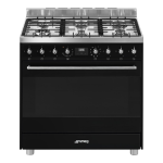 Smeg C9GMN9-1 Piano de cuisson mixte Product fiche