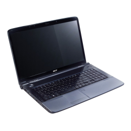 Acer Aspire 7535 Notebook Guide de démarrage rapide | Fixfr