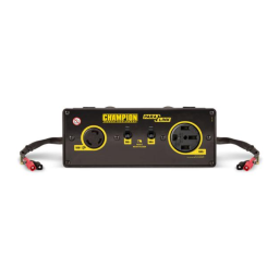 Champion Power Equipment 50-Amp Parallel Kit Manuel utilisateur | Fixfr