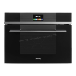 Smeg SF4104 VCN Four encastrable Manuel du propriétaire | Fixfr