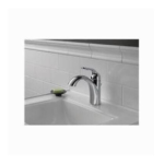 Delta Lahara Single Hole Single-Handle Bathroom Faucet with Metal Drain Assembly in Chrome Manuel utilisateur