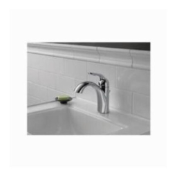 Delta Lahara Single Hole Single-Handle Bathroom Faucet with Metal Drain Assembly in Chrome Manuel utilisateur | Fixfr