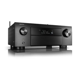 Denon AVRX2700HBKE2 AV receiver Manuel du propriétaire | Fixfr