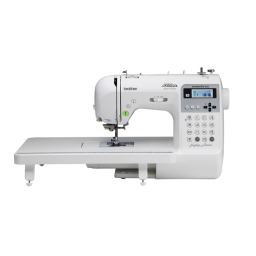 Brother Innov-is 85e Home Sewing Machine Manuel utilisateur | Fixfr