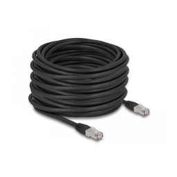 DeLOCK 80132 RJ45 Network Cable Cat.6A S/FTP PE Outdoor 20 m black Fiche technique | Fixfr