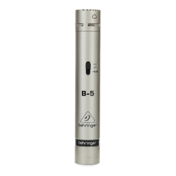 Behringer B5 Manuel utilisateur | Fixfr
