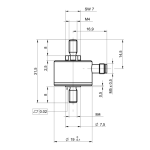 Baumer DLM20-IN.500.TP3.M4 Force sensor Fiche technique