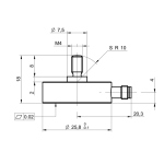 Baumer DLM20-IN.102.TP3.M4 Force sensor Fiche technique