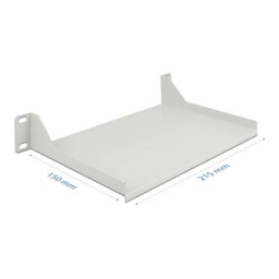 DeLOCK 66854 10″ Shelf for network cabinet 1U grey Fiche technique | Fixfr