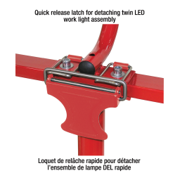 King Canada KC-4002LED-ST 8000 LUMEN TWIN LED WORK LIGHT WITH TRIPOD Manuel utilisateur | Fixfr