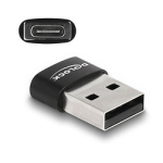 DeLOCK 60002 USB 2.0 Adapter USB Type-A male to USB Type-C&trade; female black Fiche technique