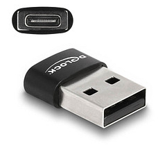 DeLOCK 60002 USB 2.0 Adapter USB Type-A male to USB Type-C™ female black Fiche technique | Fixfr