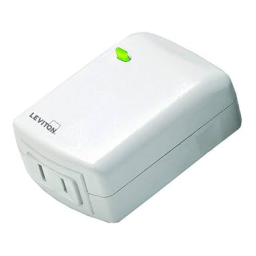 Leviton DW3HL-1BW Automation/ AV Controller Manuel utilisateur | Fixfr