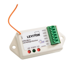 Leviton WS0RC-S00 Low Voltage Receiver Manuel utilisateur