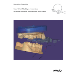 KaVo multiCAD Modul ARCUSdigma Mode d'emploi | Fixfr