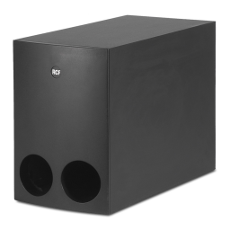 RCF MQ 90S COMPACT SUBWOOFER spécification | Fixfr