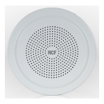 RCF DU 60EN UNIVERSAL WALL AND CEILING STEEL SPEAKER sp&eacute;cification