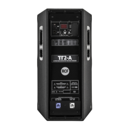 RCF TT 2-A II ACTIVE TWO-WAY SPEAKER spécification | Fixfr