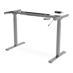 Digitus DA-90430 Electrically Height-Adjustable Table Frame, single motor, 2 levels, black Manuel du propri&eacute;taire