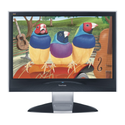 ViewSonic VX2035WM Manuel utilisateur | Fixfr