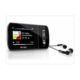 Philips SA1ARA16K/02 GoGEAR Baladeur vidéo MP3 Manuel utilisateur | Fixfr