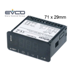 Evco EV3B33N7 Basic controller Manuel utilisateur