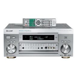 Pioneer VSX-AX3-S, VSX-AX3-K : Mode d'emploi + Chat IA | Fixfr