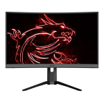 MSI Optix MAG272CRX monitor Manuel utilisateur