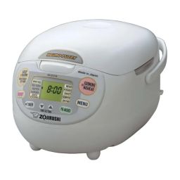 Zojirushi NS-ZCC10/18 Manuel utilisateur | Fixfr