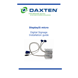 Daxten DisplayIt Manuel utilisateur | Fixfr