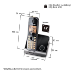 Panasonic KXTG6712SL Operating instrustions