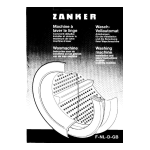 ZANKER WDE1080 Manuel utilisateur