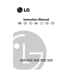 LG MH-6323LY Manuel du propriétaire | Fixfr