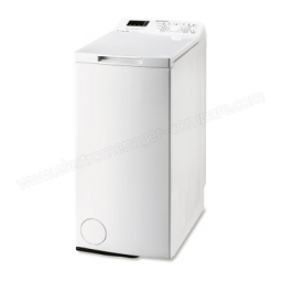 Indesit ITWD C 61252 W (FR) Washing machine Manuel utilisateur | Fixfr