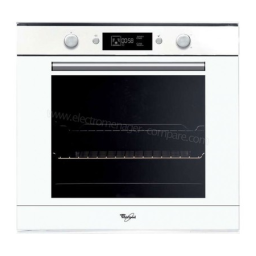 Whirlpool AKZM 777/WH Oven Manuel utilisateur | Fixfr