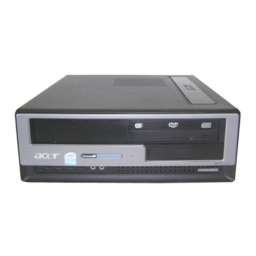Acer Veriton 5800 Manuel utilisateur | Fixfr
