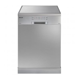 Brandt DFH14617X Free-standing dishwasher Manuel utilisateur | Fixfr
