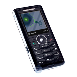 Sagem MY301X Manuel utilisateur | Fixfr