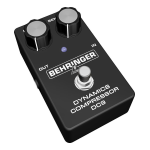 Manuel du propri&eacute;taire Behringer DC9 - T&eacute;l&eacute;charger PDF