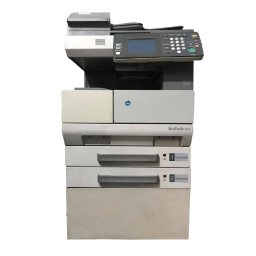 Konica Minolta BIZHUB 350 Manuel utilisateur | Fixfr