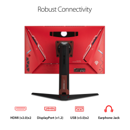 Asus TUF Gaming VG27AQGL1A ZAKU II EDITION Monitor Mode d'emploi | Fixfr